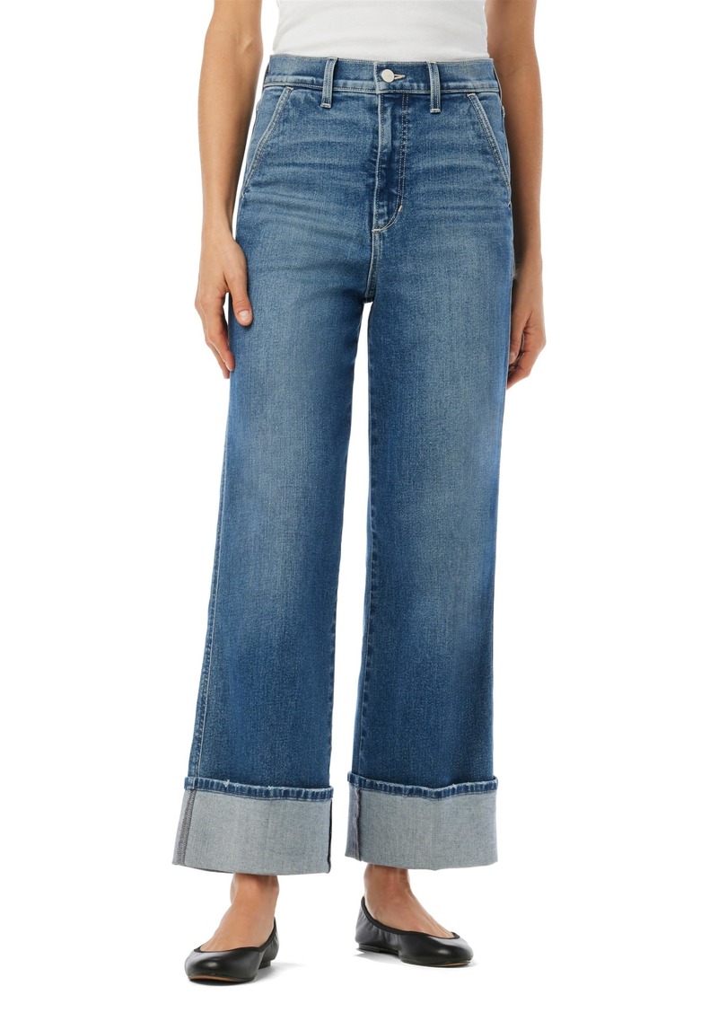 Joe's Jeans Womens The Trixie High Rise Wide Leg Denim Trouser   US
