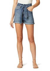 Joe's Jeans Joe's The Brinkley High Waist Roll Cuff Denim Shorts in Alone Together at Nordstrom