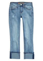 Joe's Jeans Joe's The Jane Distressed Cuffed Hem Skinny Jeans in Blasted Blue at Nordstrom