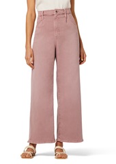 Joe's Jeans Joe's The Pleated High Waist Ankle Wide Leg Jeans in Nostalgia Rose at Nordstrom Rack