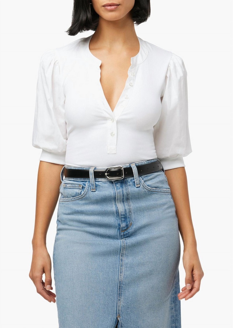 Joe's Jeans Lena Top In Optic White