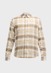 Joe's Jeans Men's Oliver Plaid Flannel Button-Front Shirt