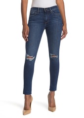 Joe's Jeans Mid Rise Ankle Skinny Jeans With Cut Hem