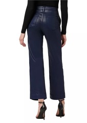 Joe's Jeans Savannah Coated Wide-Leg Pants