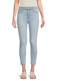 Joe's Jeans Skinny Fit High Rise Cropped Jeans