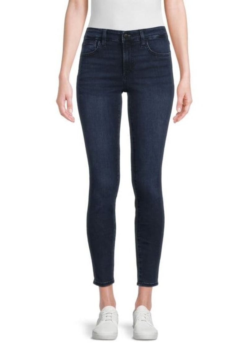 Joe's Jeans Skinny Fit Whiskered Cropped Jeans