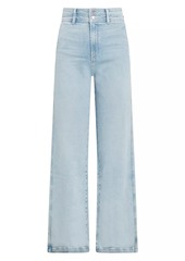 Joe's Jeans The Allana High-Rise Stretch Wide-Leg Jeans