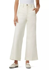 Joe's Jeans The Avery High-Rise Stretch Wide-Leg Ankle Jeans