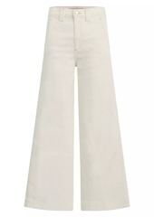 Joe's Jeans The Avery High-Rise Stretch Wide-Leg Ankle Jeans