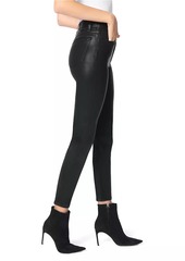 Joe's Jeans The Charlie High-Rise Coated Ankle Skinny Jeans