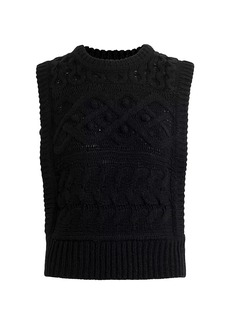 Joe's Jeans The Clara Cable-Knit Sweater Vest