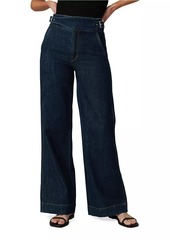 Joe's Jeans The Double-Buckle Wide-Leg Sailor Pants