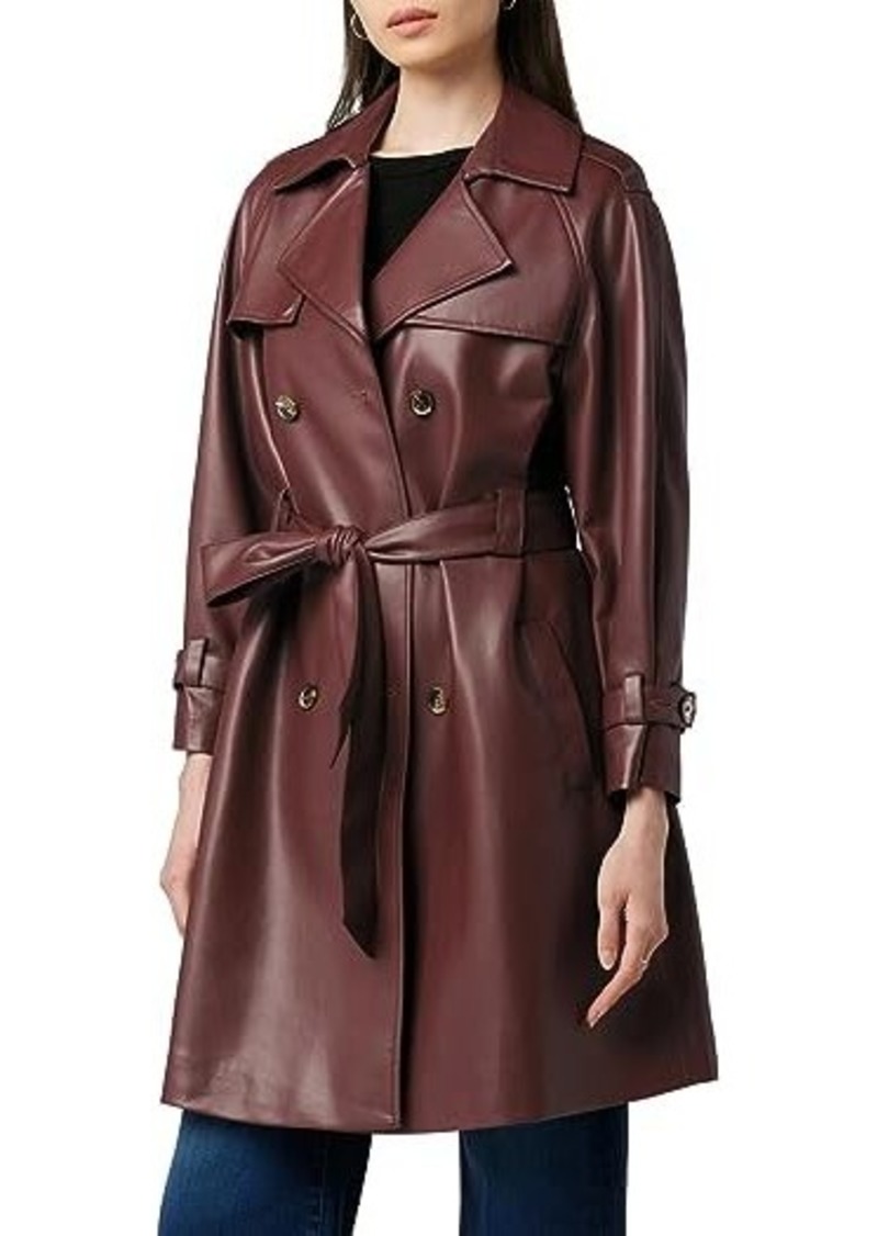 Joe's Jeans The Eliza Leather Trench