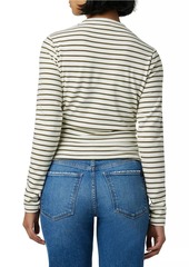 Joe's Jeans The Greta Striped Cross-Over Top