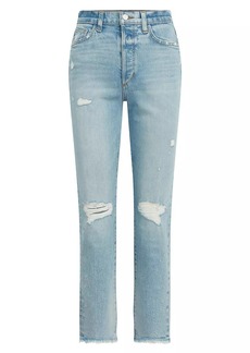 Joe's Jeans The Honor High-Rise Ankle-Crop Stretch Jeans