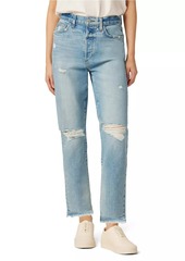 Joe's Jeans The Honor High-Rise Ankle-Crop Stretch Jeans