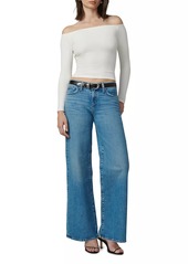 Joe's Jeans The Lou Lou Low-Rise Wide-Leg Jeans