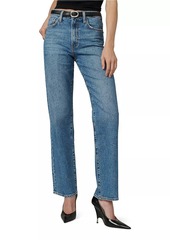 Joe's Jeans The Margot Embellished High-Rise Straight-Leg Jeans