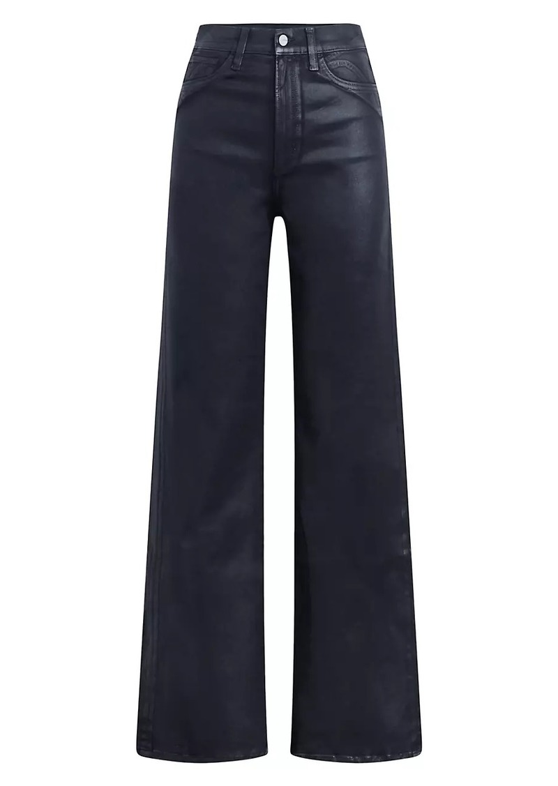 Joe's Jeans The Mia Coated High-Rise Flare Jeans