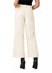 Joe's Jeans The Mia Faux Leather Cropped Pants