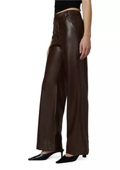 Joe's Jeans The Mia Faux Leather Straight-Leg Jeans