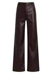 Joe's Jeans The Mia Faux Leather Straight-Leg Jeans