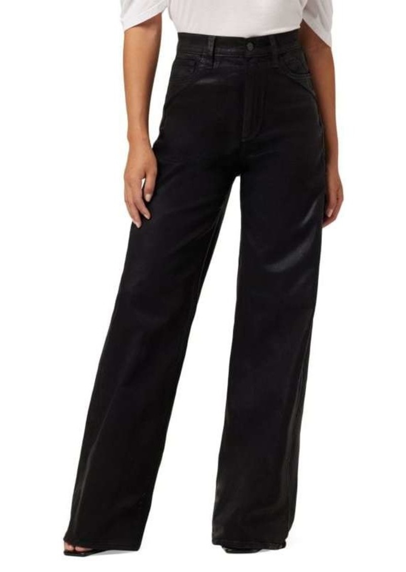 Joe's Jeans The Mia Petite Coated Wide Leg Jeans