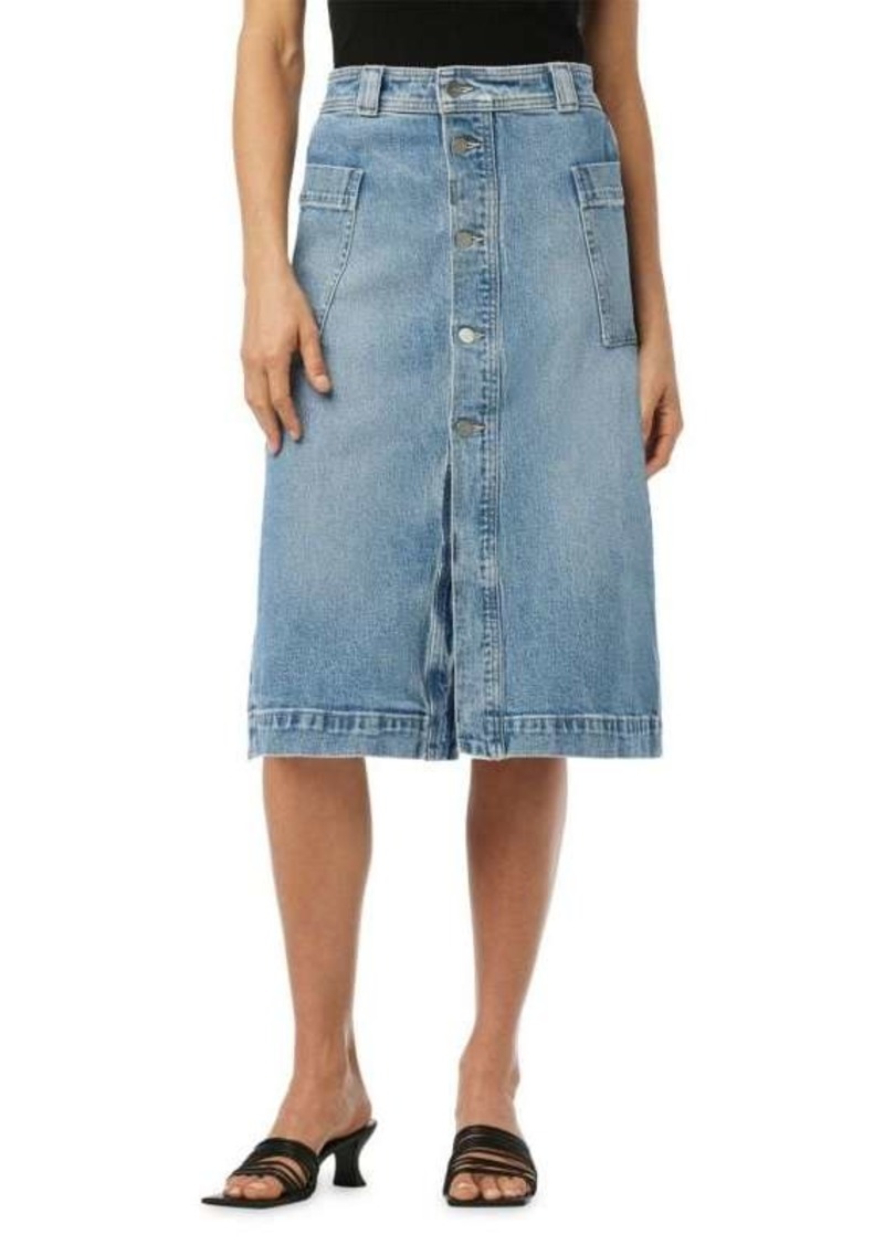 Joe's Jeans The Phoebe Denim Midi Skirt