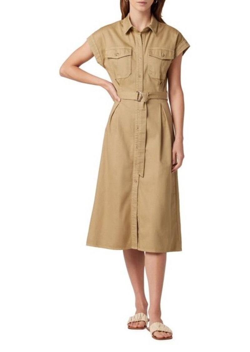 Joe's Jeans The Pleated Safari Midi-Dress