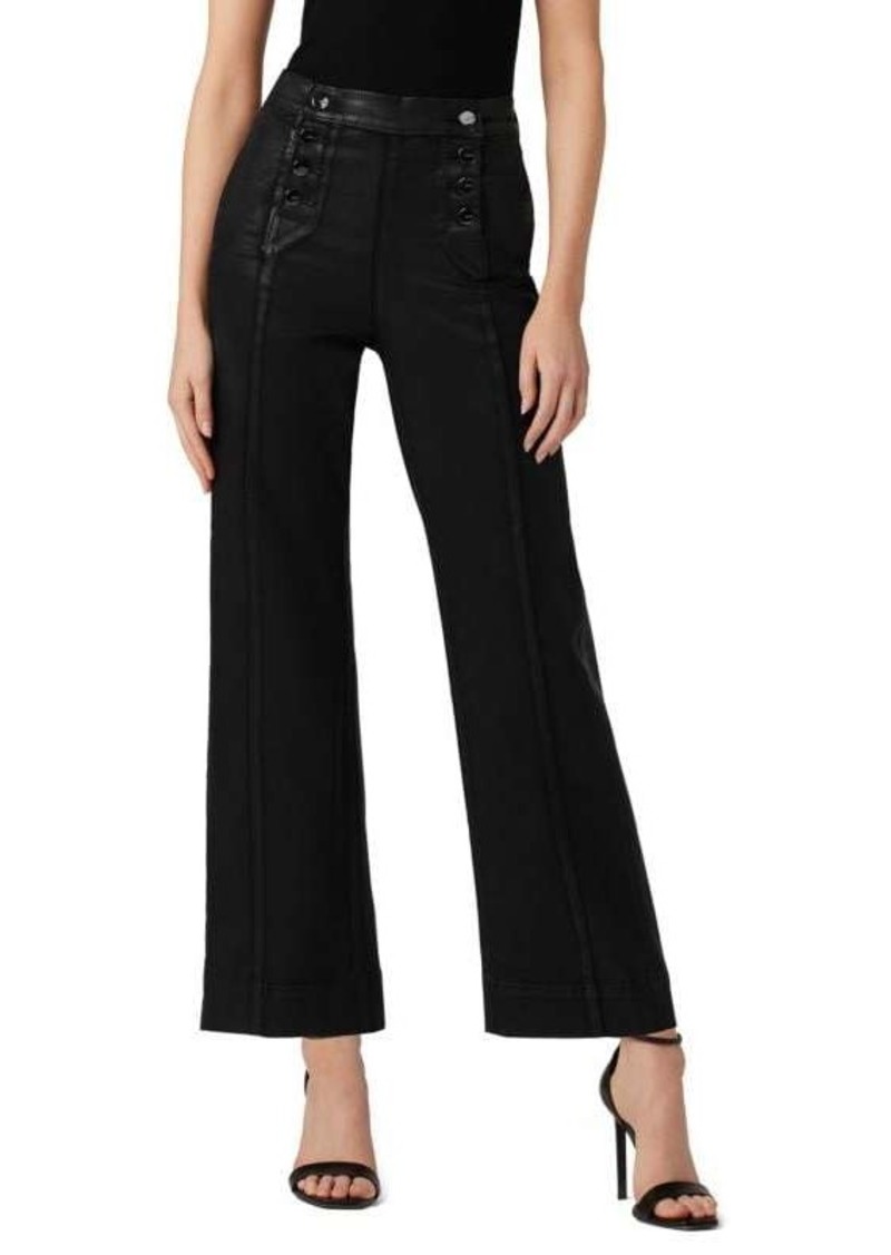 Joe's Jeans The Savannah Coated Wide Leg Jeans