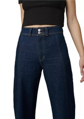 Joe's Jeans The Seamed Stretch Denim Wide-Leg Trousers