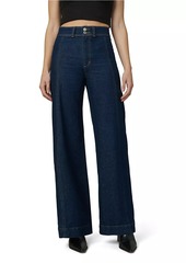 Joe's Jeans The Seamed Stretch Denim Wide-Leg Trousers