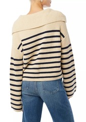 Joe's Jeans The Sloane Striped Popover Sweater