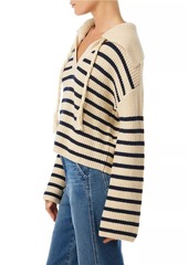 Joe's Jeans The Sloane Striped Popover Sweater