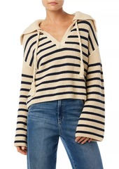 Joe's Jeans The Sloane Striped Popover Sweater