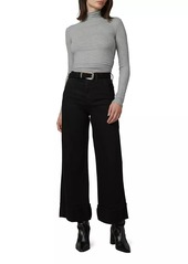 Joe's Jeans The Trixie Wide-Leg Cuff Trousers