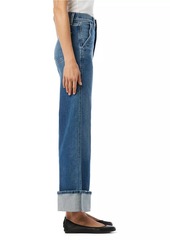 Joe's Jeans Trixie Cuffed Wide-Leg Jeans