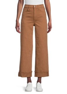 Joe's Jeans Wide Leg Ankle Cuff Jeans