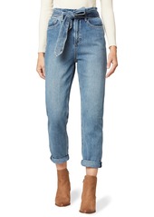Joe's Jeans Joe's The Brinkley Paperbag Waist Crop Straight Leg Jeans in Alone Together at Nordstrom