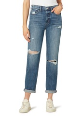 Joe's Jeans Joe's The Scout Ripped Rolled Cuff Straight Leg Jeans in Remix at Nordstrom
