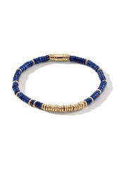 John Hardy 14kt yellow gold lapis lazuli bracelet