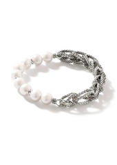 John Hardy Asli Link 10.5mm freshwater pearl bracelet