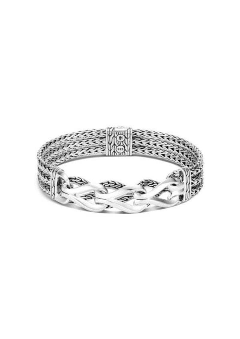 John Hardy Asli Sterling Silver Textured Bracelet