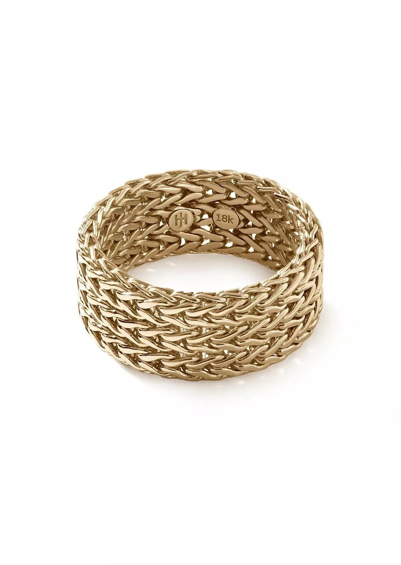 John Hardy Classic Chain 18K Yellow Gold Ring