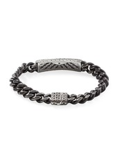 John Hardy Classic Chain Engraved Sterling Silver Chain Bracelet