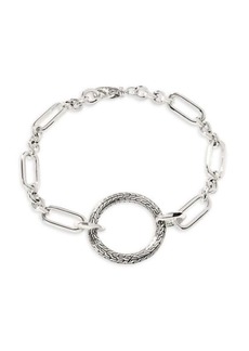 John Hardy Classic Chain Sterling Silver Amulet Bracelet