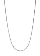 John Hardy Classic Chain Sterling Silver Box Chain Necklace