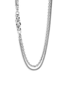 John Hardy Classic Chain Sterling Silver Double Row Necklace