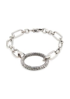 John Hardy Classic Chain Sterling Silver Ring Bracelet