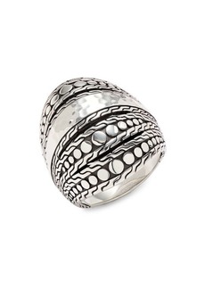 John Hardy Dot Sterling Silver Dome Ring